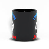 Plus Minus Co Learn To Rest Not To Quit Black Mugs, view 3