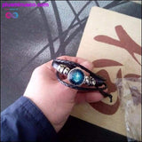 Plus Minus Co Leather Blue Charm Zodiac Bracelet, view 2