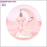 Plus Minus Co LED cartoon ornaments night light unicorn moon light, view 2