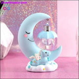Plus Minus Co LED cartoon ornaments night light unicorn moon light, view 3
