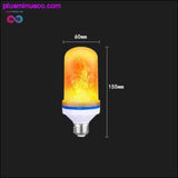 Plus Minus Co LED Flame Light Christmas Atmosphere Flame Light Bulb Four, view 3