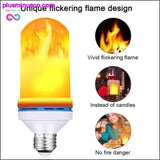 Plus Minus Co LED Flame Light Christmas Atmosphere Flame Light Bulb Four, view 4