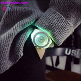 Plus Minus Co Led Flash Luminous Watch Personality trends students lovers, view 5