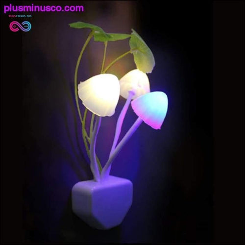 Plus Minus Co LED Mushroom Night Light, Color Changing || Plusminusco.com