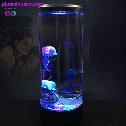 Plus Minus Co LED tower Jellyfish lamp night light change bedside lamp USB