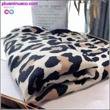 Plus Minus Co Leopard-printed Pashmina at PlusMinusCo.com, view 2