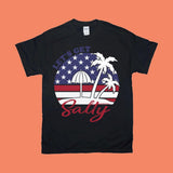 Plus Minus Co Let'S Get Salty | American Flag T-Shirts, view 2