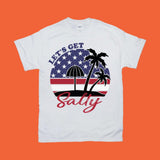 Plus Minus Co Let'S Get Salty | American Flag T-Shirts, view 3