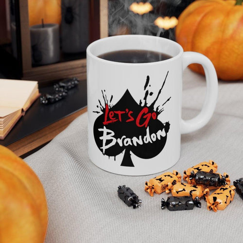 Plus Minus Co Let's go Brandon, ceramic coffee mug