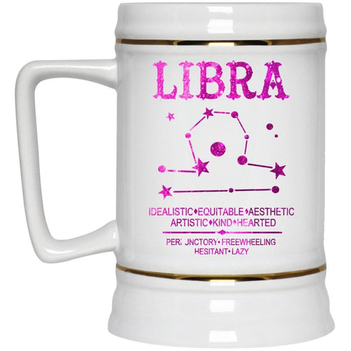 Plus Minus Co Libra Beer Stein 22oz.