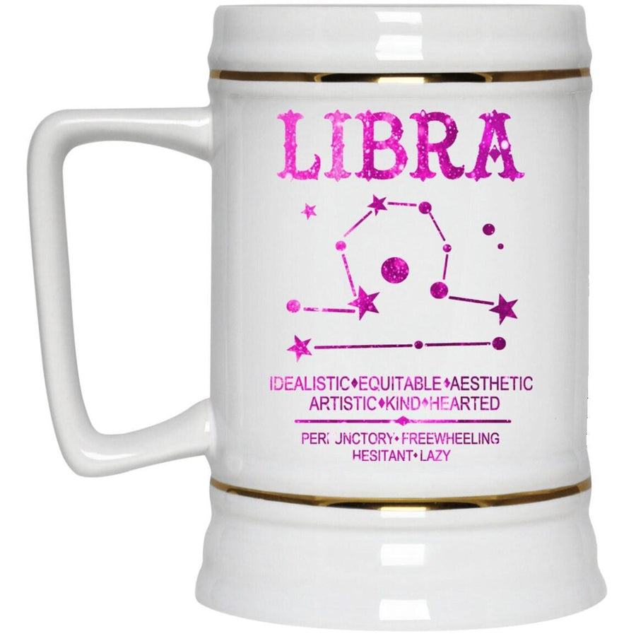 Plus Minus Co Libra Beer Stein 22oz.