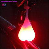 Plus Minus Co Light Heart Shape Waterproof Silicone Night Warning Led, view 3