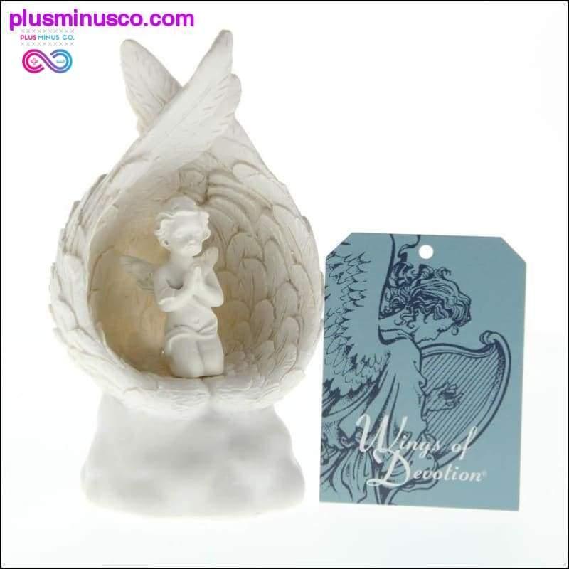 Plus Minus Co Light-Up Praying Angel Figurine ll PlusMinusco.com