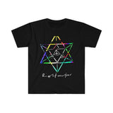 Plus Minus Co Lightworker Merkaba Sacred Geometry Abstract T-Shirts, Divine Triangle, Crystal Merkaba, Star, 7 Chakra, Sacred Geometry, Health, view 2