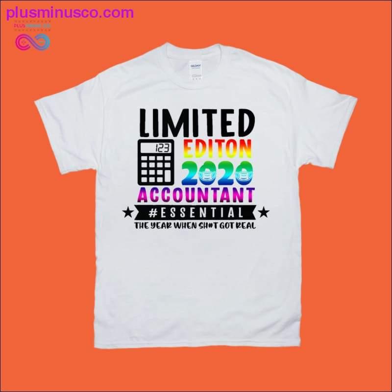 Plus Minus Co Limited Edition 2020 Accountant T-Shirts