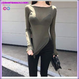 Plus Minus Co long sleeve Funny T shirt Women White Tshirt Femme Harajuku, view 3