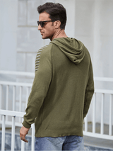 Plus Minus Co Long Sleeve Men hoodies Casual Warm Sweater, view 3