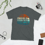 Plus Minus Co Look away mortal i am working Unisex Tee, view 3