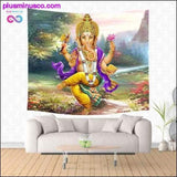 Plus Minus Co Lord Ganesha Wall Hanging Tapestry/ Beach Yoga Mat, view 2