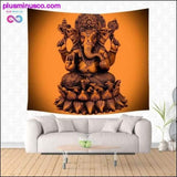 Plus Minus Co Lord Ganesha Wall Hanging Tapestry/ Beach Yoga Mat, view 3