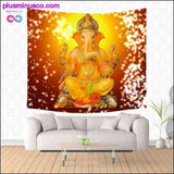 Plus Minus Co Lord Ganesha Wall Hanging Tapestry/ Beach Yoga Mat, view 5