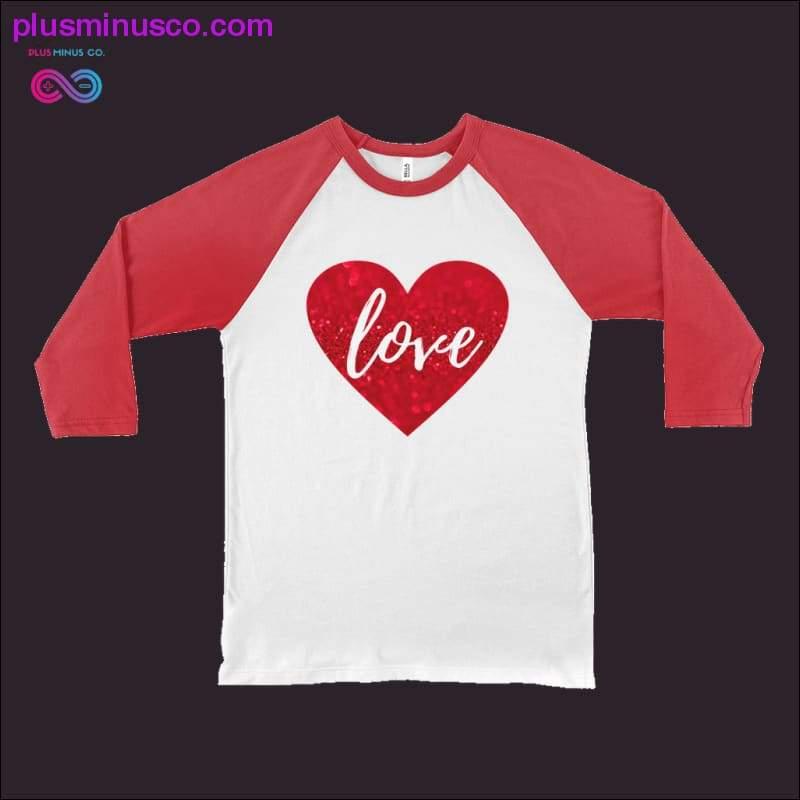 Plus Minus Co Love Heart Long Sleeve Shirts
