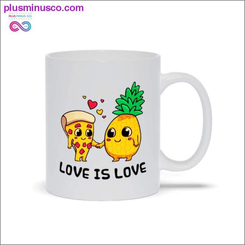 Plus Minus Co Love is Love Mugs
