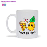 Plus Minus Co Love is Love Mugs, view 2
