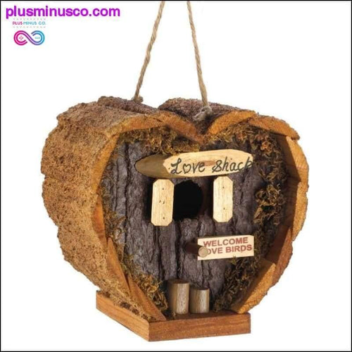 Plus Minus Co Love Shack Birdhouse ll PlusMinusco.com