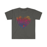 Plus Minus Co Love The Life You Live Black T-Shirts, Valentine's day gift idea,Good Vibe Tribe Tee, Gift for Mom, Gift For Her, Love, view 4