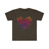 Plus Minus Co Love The Life You Live Black T-Shirts, Valentine's day gift idea,Good Vibe Tribe Tee, Gift for Mom, Gift For Her, Love, view 5