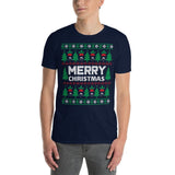 Plus Minus Co Love you to north pole and back ugly christmas, merry christmas T-shirt, view 2