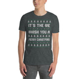 Plus Minus Co Love you to north pole and back ugly christmas, merry christmas T-shirt, view 3