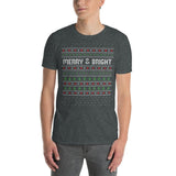 Plus Minus Co Love you to north pole and back ugly christmas, merry christmas T-shirt, view 3