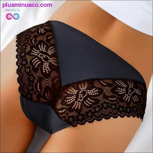 Plus Minus Co Low-waist Briefs Sexy Panties Female Breathable Embroidery