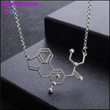 Plus Minus Co LSD Chemical Molecule Structure Necklace, view 3
