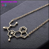 Plus Minus Co LSD Chemical Molecule Structure Necklace, view 4