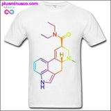 Plus Minus Co LSD Molecule Rainbow T-Shirt, view 4