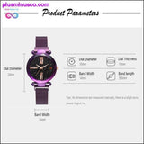 Plus Minus Co Luna Watch Magnet Watch Milan Starry Ms Watch Shaking Sound, view 2
