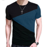 Plus Minus Co M-3XL Mens T Shirt Short Sleeve Crew Neck T-shirt Slim Fit Casual Tshirt, view 4