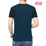 Plus Minus Co M-3XL Mens T Shirt Short Sleeve Crew Neck T-shirt Slim Fit Casual Tshirt, view 5