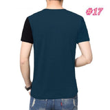 Plus Minus Co M-3XL Mens T Shirt Short Sleeve Crew Neck T-shirt Slim Fit Casual Tshirt, view 6