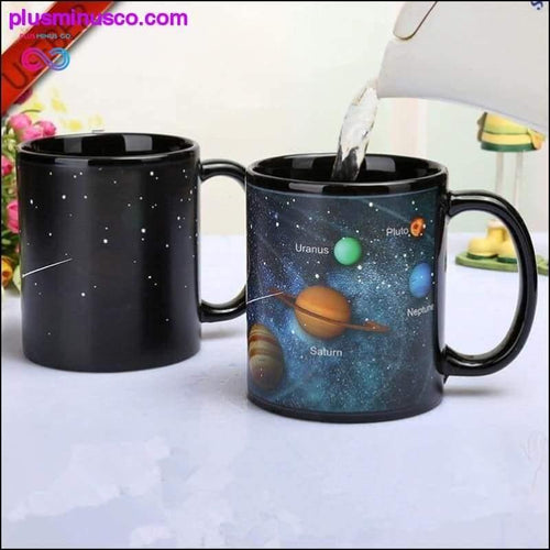 Plus Minus Co Magic Mugs - Solar System Color Change Mug