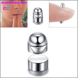 Plus Minus Co Magnetic Ear Stud Set Non Piercing Earrings Fake Earrings, view 2