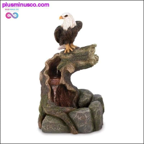 Plus Minus Co Majestic Eagle Water Fountain