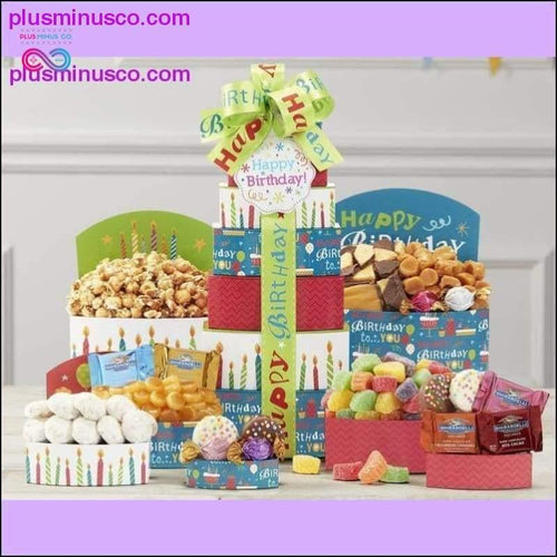 Plus Minus Co Make a Wish Gift Tower by Wine Country Gift Baskets