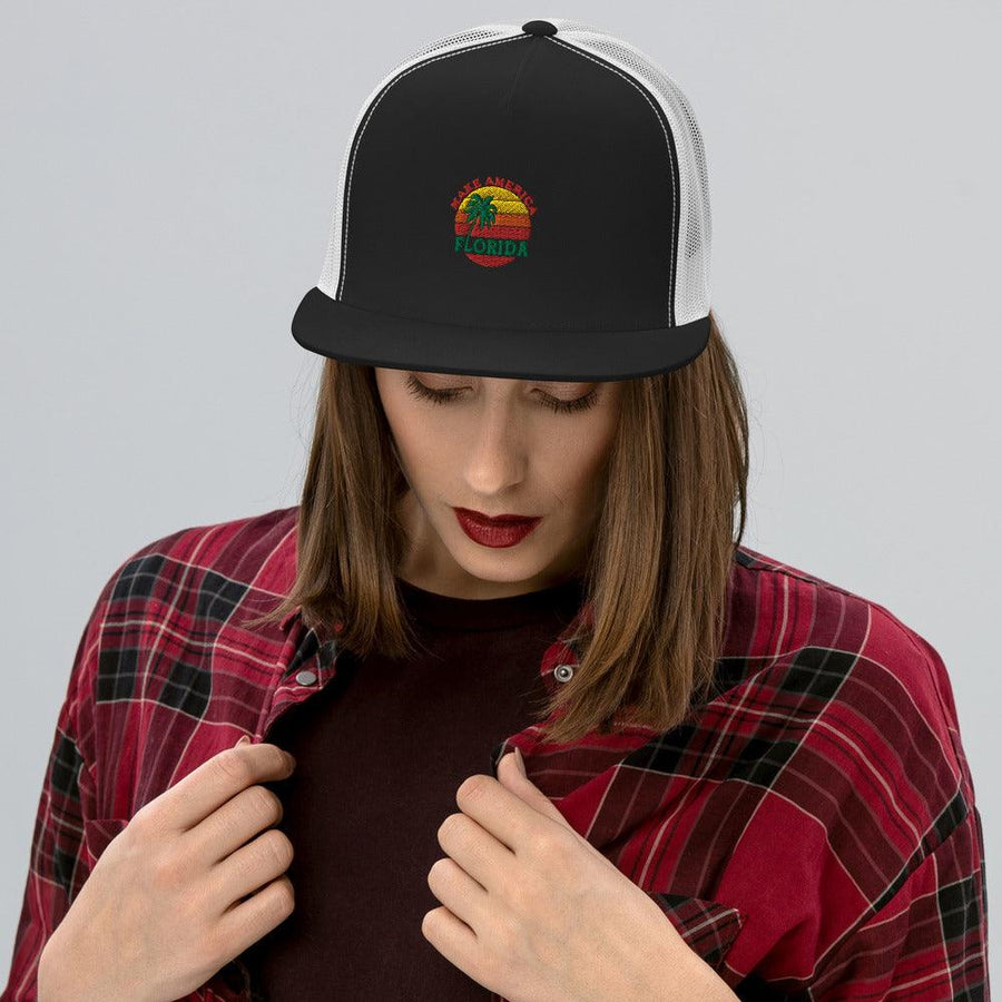 Plus Minus Co Make America Florida Trucker Hat with Snapback Trucker Cap