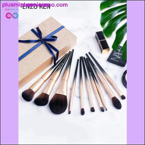 Plus Minus Co Makeup Brushes Set Merry Christmas Gift for Women ENZO KEN