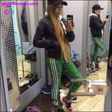 Plus Minus Co MariJuana Leaf Leggings || PlusMinusco.com, view 5