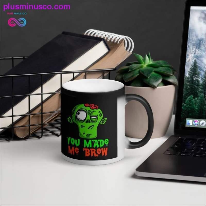 Plus Minus Co Matte Black Magic Mug